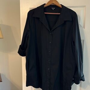 Misook Elegant Black Blouse